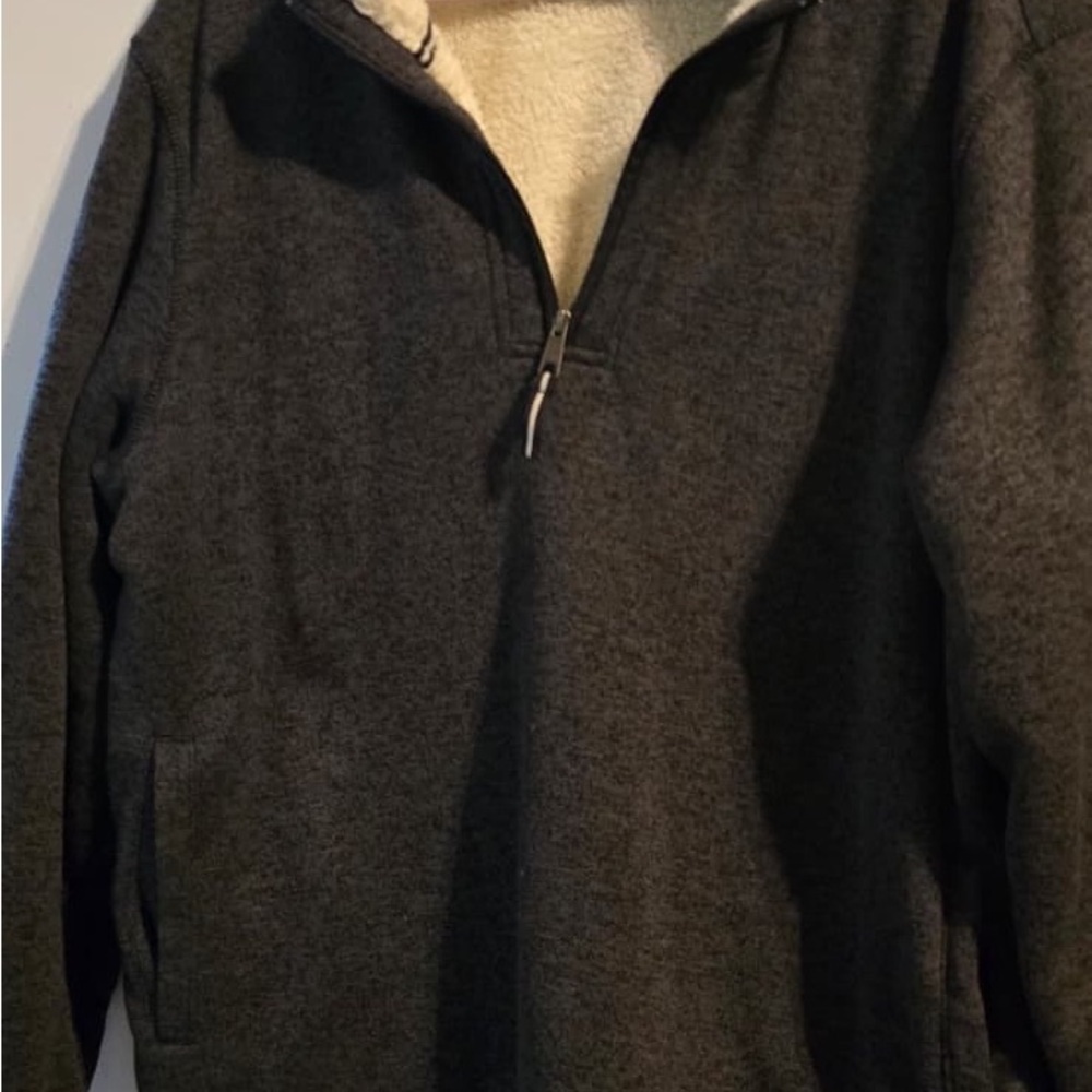 Orvis Charcoal Zip-Up Sweater for Men - Picture 5 of 16